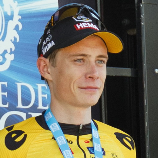 Jonas Vingegaard portrait from Paris-Nice 2023.